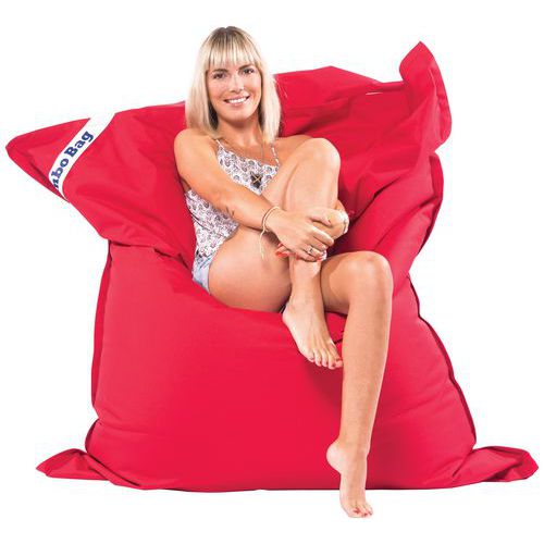 Coussin Géant Int/ext Déhoussable Jumbo Original Rouge