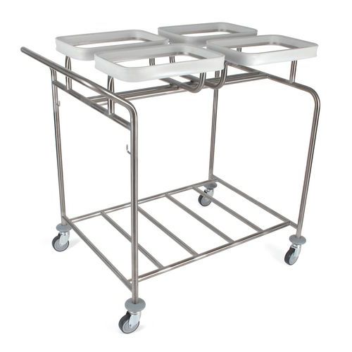 Chariot Hygicar III 4 sacs sans couvercle+collecteur Cleany -Sclessin Fonction Linge