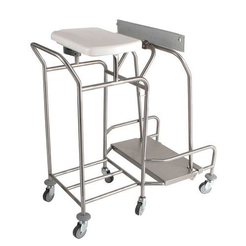 Chariot Modèle 1 Sac Avec Couvercle Et Collecteur Hygicar Iii Plus