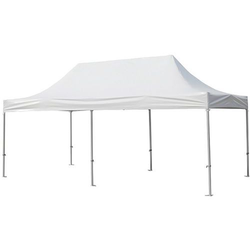 Stand Galo-6 Alu Pro 3x6 M + Toit - Blanc