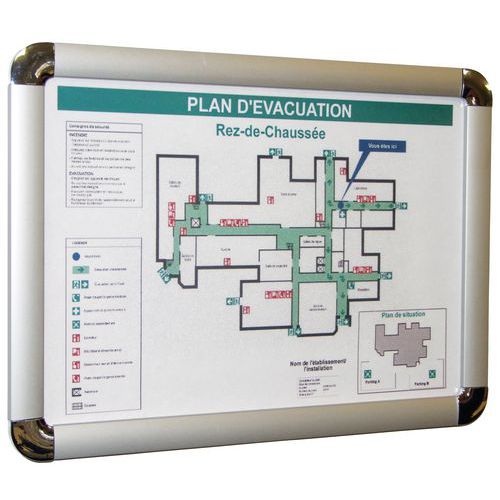 Cadre D'affichage Vit'clac Sécurisé - A3