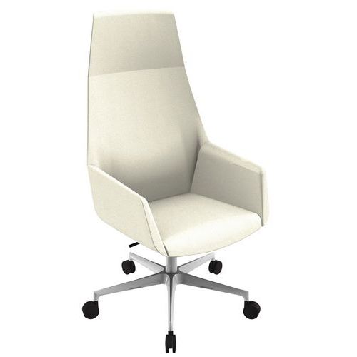 Fauteuil Dune Appui-tête Pied Aluminium Tissu M1 B01/9 Beige