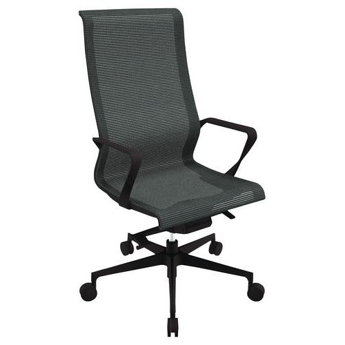 Fauteuil Direction Dinamica Haut Résil Noir R05/153 P. Noir