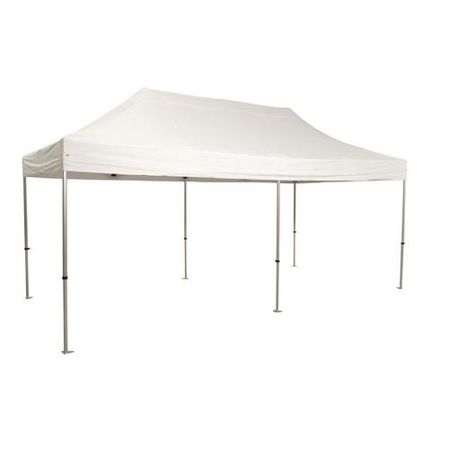 Stand Galop-6 Alu Léger 3x6 M + Toit - Blanc