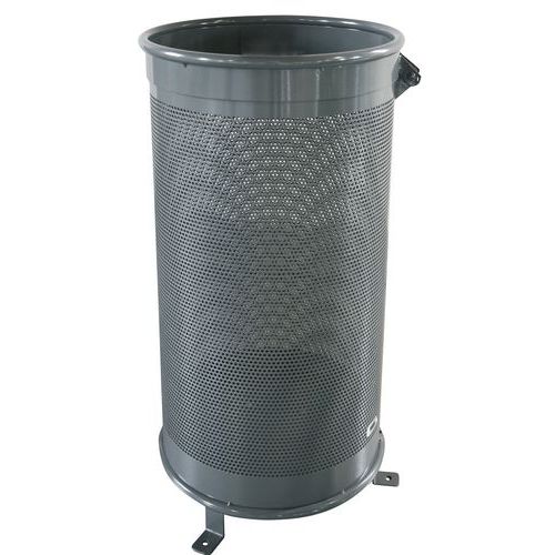 Poubelle D'extérieur Aro 110 L - Gris/gris