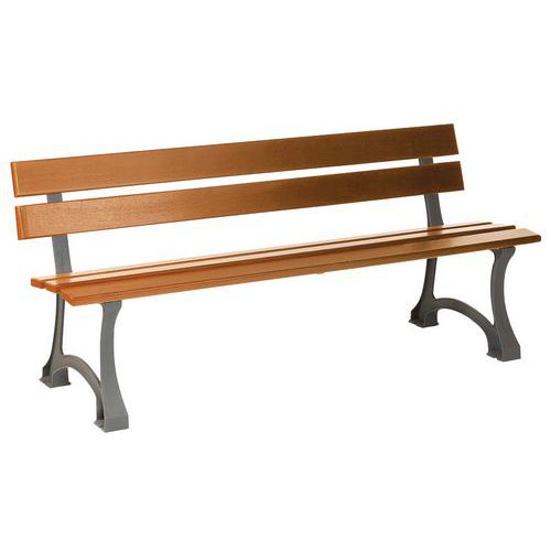 Banc Kor 180 M Bois Exotique / Fonte