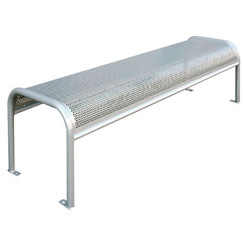 Banquette Troke 2,08 m acier gris 9006 Banquette Troke 2,08 m acier gris 9006