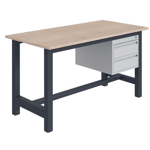 Etabli Cks Hêtre Multi.2t 2000x750 7016 Anthracite