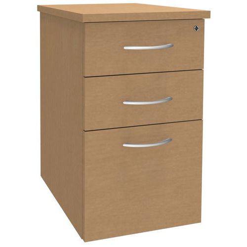 Caisson Hauteur Bureau Quatuor Profondeur 80 Cm Hêtre