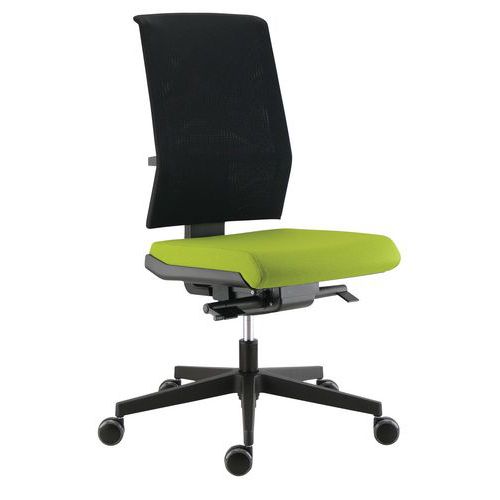 Chaise Tela Résille Assise Pistache Ht Dossier Synchro Plus