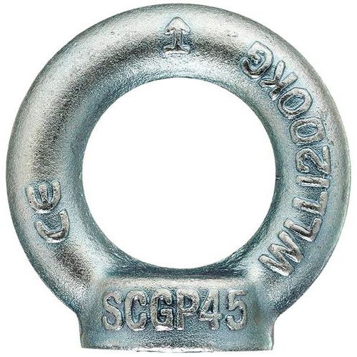 Godet - Anneau de levage femelle galva DIN 582 24mm - CMU 1800 kg - Robuste et Fiable