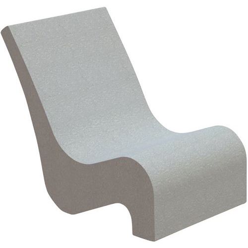 Transat St Tropez Béton Gris Sablé - Mobilier d'Extérieur Confortable et Durable - 10 Ans Garantie