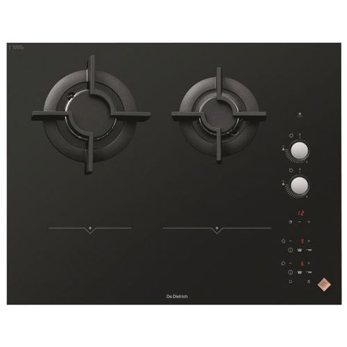 Table de cuisson mixte induction DE DIETRICH -DPI7602BM-L.65 cm-noir Table de cuisson mixte induction DE DIETRICH -DPI7602BM-L.65 cm-noir