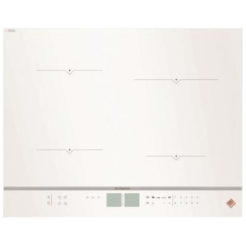 Table de cuisson induction DE DIETRICH - DPI7670W - L.65 cm-blanc