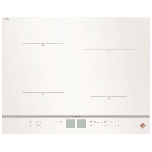 Table de cuisson induction DE DIETRICH - DPI7670W - L.65 cm-blanc Table de cuisson induction DE DIETRICH - DPI7670W - L.65 cm-blanc