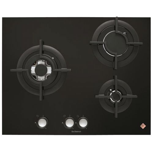 Table de cuisson gaz DE DIETRICH - DPG7549B - L.65 cm-noir Table de cuisson gaz DE DIETRICH - DPG7549B - L.65 cm-noir