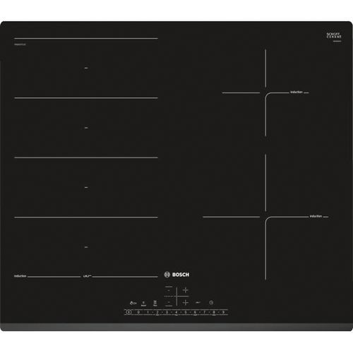 Table de cuisson induction BOSCH - PXE631FC1E - L.59.2 cm-noir Table de cuisson induction BOSCH - PXE631FC1E - L.59.2 cm-noir