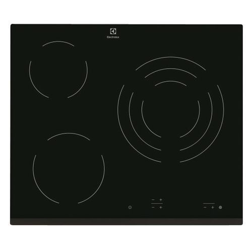 Table de cuisson vitrocéramique ELECTROLUX - EHV6232FOK - L.59 cm-noir Table de cuisson vitrocéramique ELECTROLUX - EHV6232FOK - L.59 cm-noir