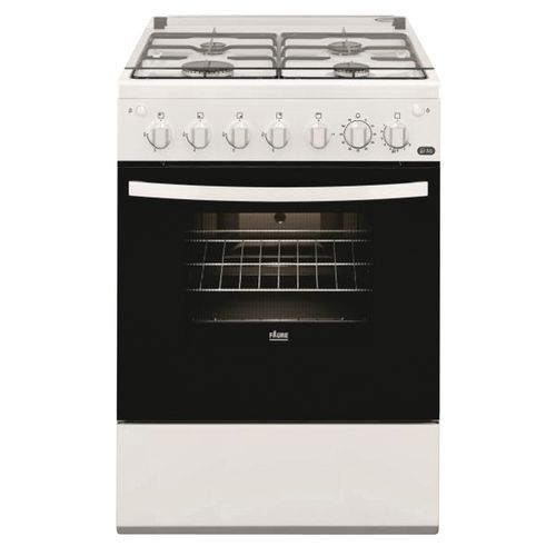 Cuisinière Gaz Faure - Fcg612h1wa - Email Lisse- Blanc