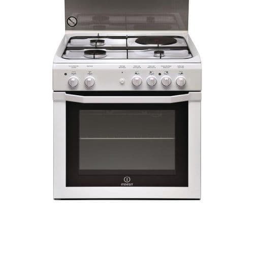 Cuisinière Mixte Indesit - I6m6cag(w)/fr - Catalyse- Blanc