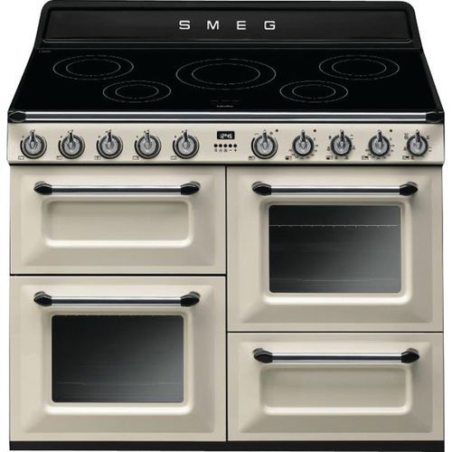 Piano de cuisson induction SMEG - TR4110IP - L.110 cm- crème Piano de cuisson induction SMEG - TR4110IP - L.110 cm- crème