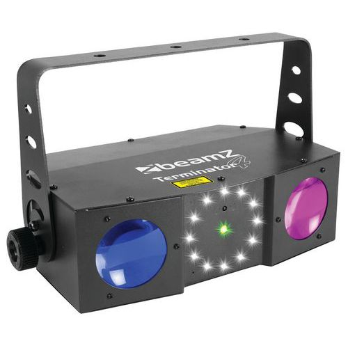 Terminator Iv Double Moon Led Avec Laser Et Stroboscope