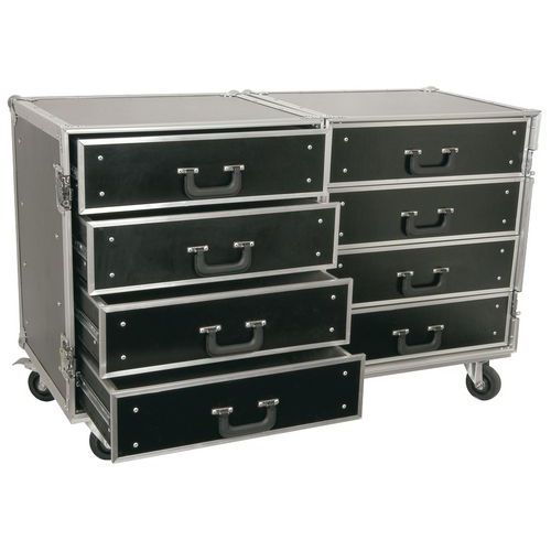 Flightcase Avec 8 Tiroirs Pd-fa4