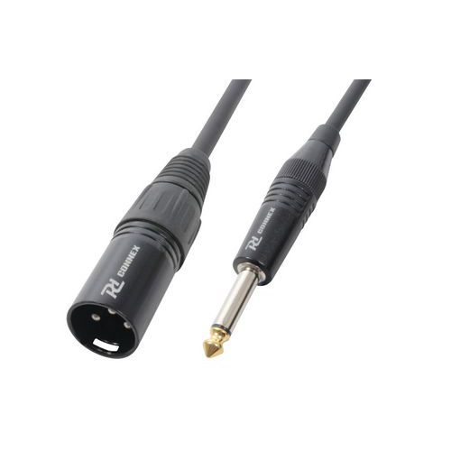 Cordon Xlr Mâle / Jack 635 Mono 15 M Noir