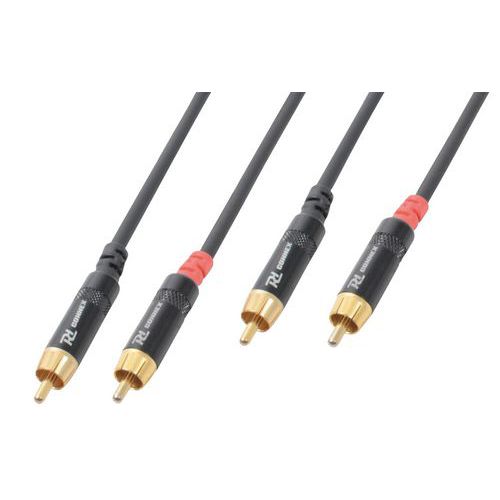 Cordon 2 X Rca Mâle / 2 X Rca Mâle 6 M