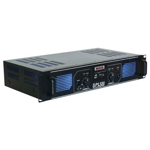 Amplificateur Led Bleue + Eq Noir - Spl 500mp3