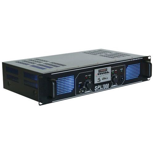 Amplificateur Led Bleue + Eq Noir - Spl 2000mp3