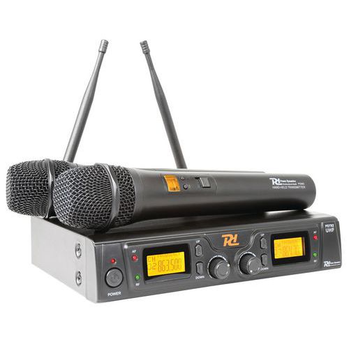 Système sans Fil UHF avec microphones 2x8 canaux - PD782 Système sans Fil UHF avec microphones 2x8 canaux - PD782
