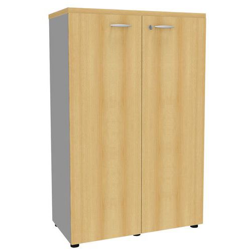 Armoire Portes Battantes L 86/h 131 1812 Hêtre/alu