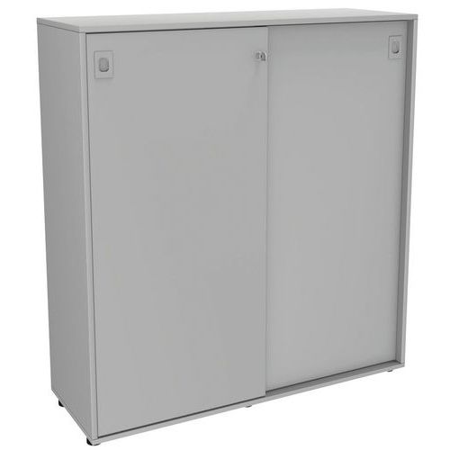 Armoire Portes Coulissantes 120 X 131 X 45 Cm Gris