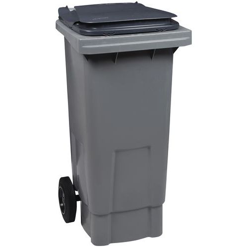 Conteneur Korok 2 Roues - 80l - Sans Barre - Gris / Gris
