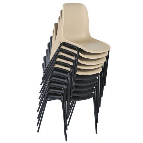 5 Chaises Réunion Panama P/noir T.839