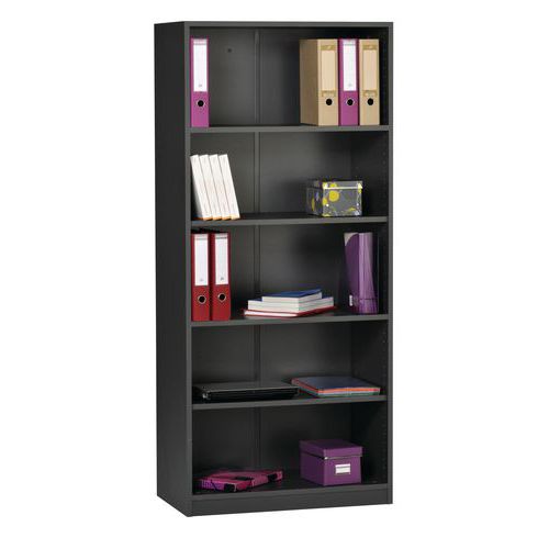 Bibliothèque Mercure Sans Porte 180x80 Blanc Perle
