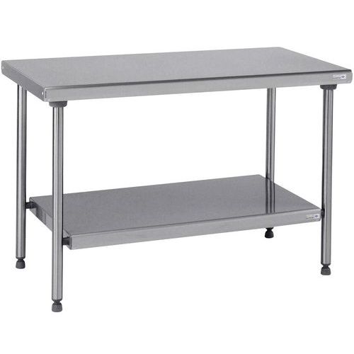 Table De Préparation Centrale Avec Étag. L 200 Cm Tournus