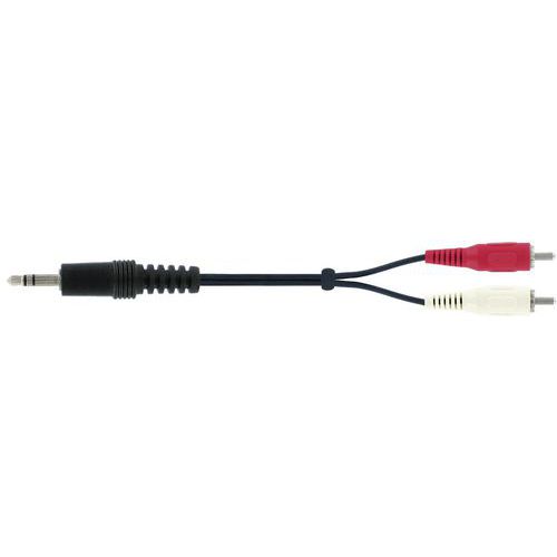 Cordon Jack 35 St M/2 Rca Mâle 2.5 M