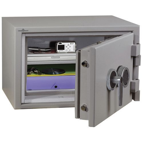 Coffre Fort Ignifugé 34l 106 Kg Serrure À Clé Classe 0
