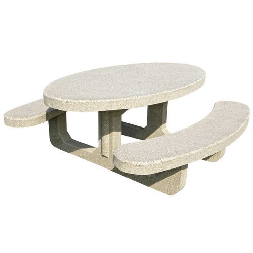 Table-bancs Recife Ocre Sablé