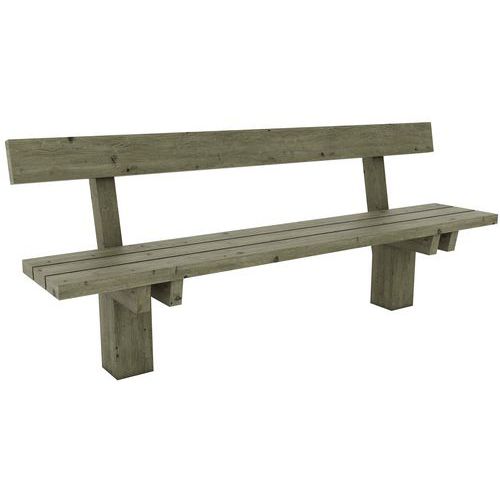 Banc Ouessant L 200 X 60 H 80 Cm - Pin Traité