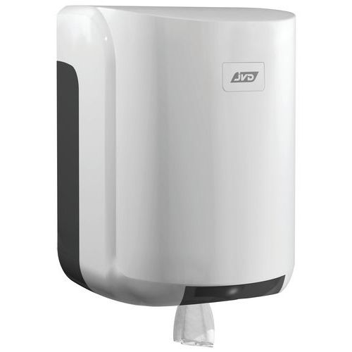 JVD - Distributeur Essuie-Mains Cleanline Maxi Blanc - Capacité 450 Essuie-Mains - ABS Éco-Responsable