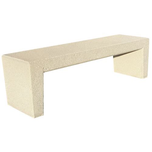 Banquette Story Béton Finition Ocre Sablé L. 150 Cm