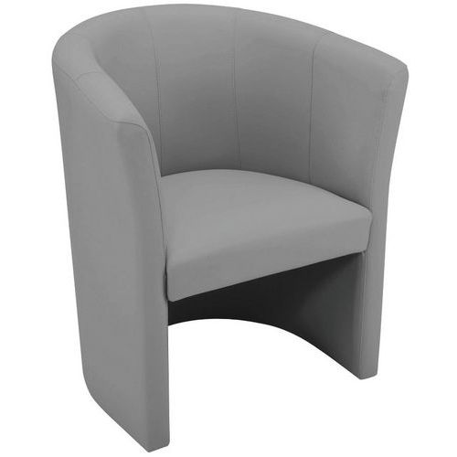 Fauteuil Bridge Accueil Club Gris