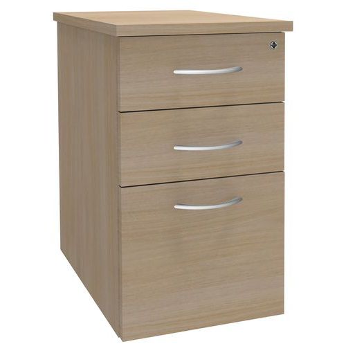 Caisson Hauteur Bureau Quatuor Profondeur 80 Cm Chêne
