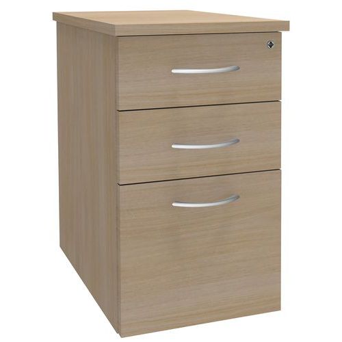 Caisson Hauteur Bureau Quatuor Profondeur 80 Cm Chêne