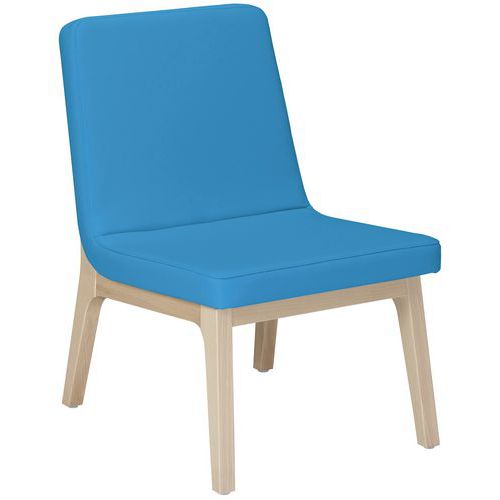 Chauffeuse Zelos Sans Surpiqûre Hêtre Pétrole