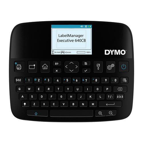 Dymo - Étiqueteuse LabelManager Executive LM640 CB QWY - Clavier QWERTY - Noir - Idéale pour le bureau