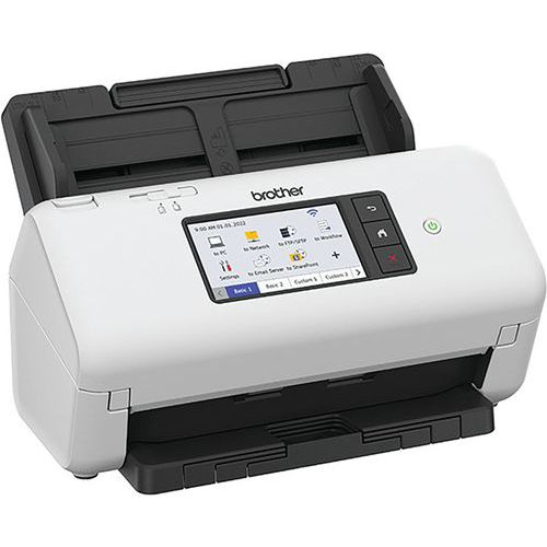Brother - Scanner de documents ADS-4700W Wi-Fi Direct - 80 feuilles - Recto/verso - Format A4